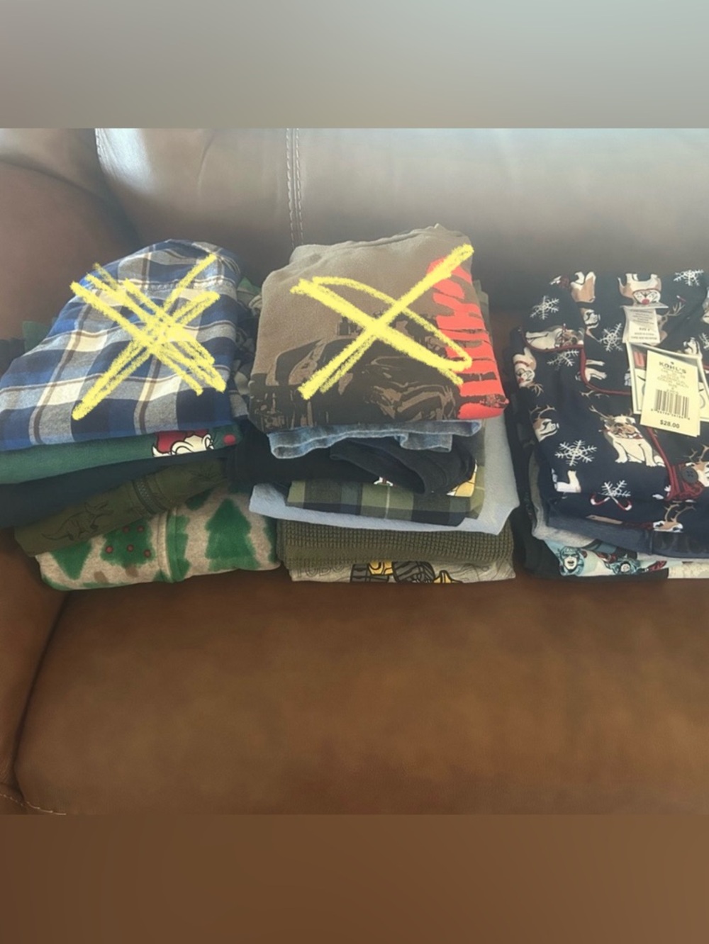 Boy’s Size 8 Mixed Lot Shirts Pajamas Holiday